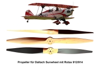 2 Blatt Propeller Rotax 912, 184cm Sunwheel